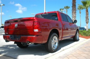 2009 Dodge Ram From The Rear- Click For Full Size