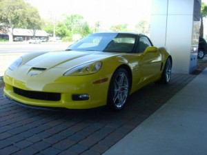 Little brother to the ZR1, the 2009 Z06 Corvette has 550 HP