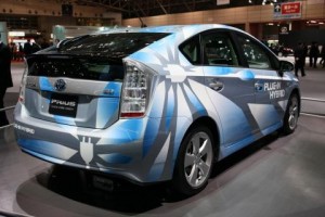 Toyota Prius Plug In Hybrid Concept at the Tokyo Motor Show -- meida photo compliments of Toyota